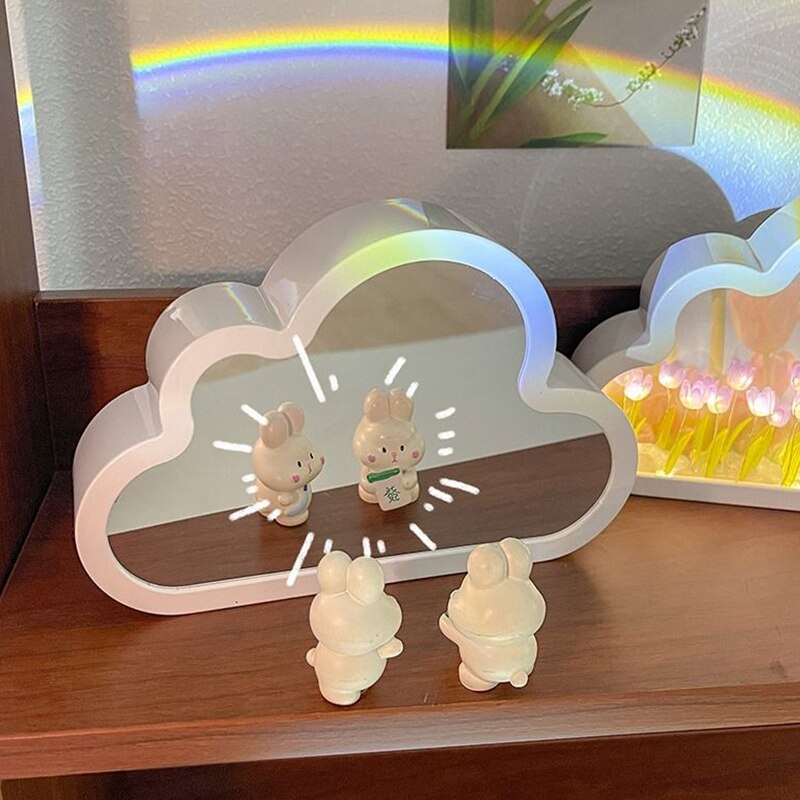 DIY Tulip Light Cloud Mirror