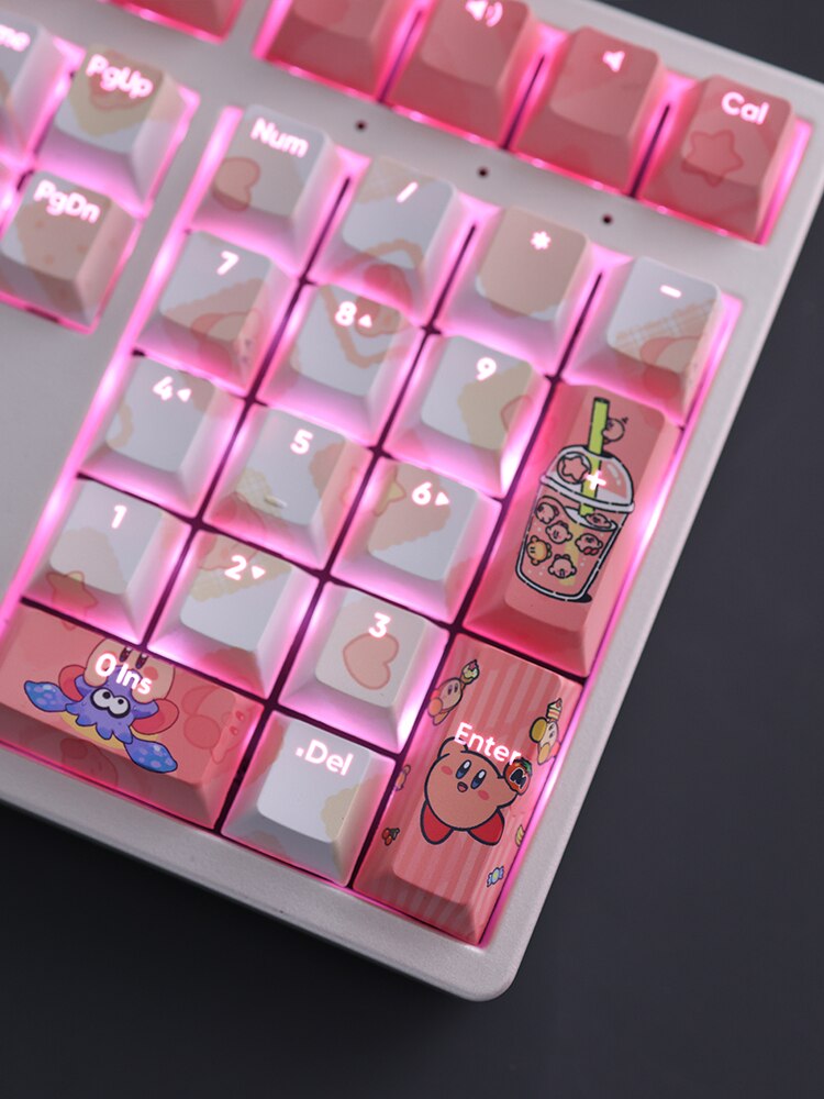 Kirby Frenzy Keycap Set