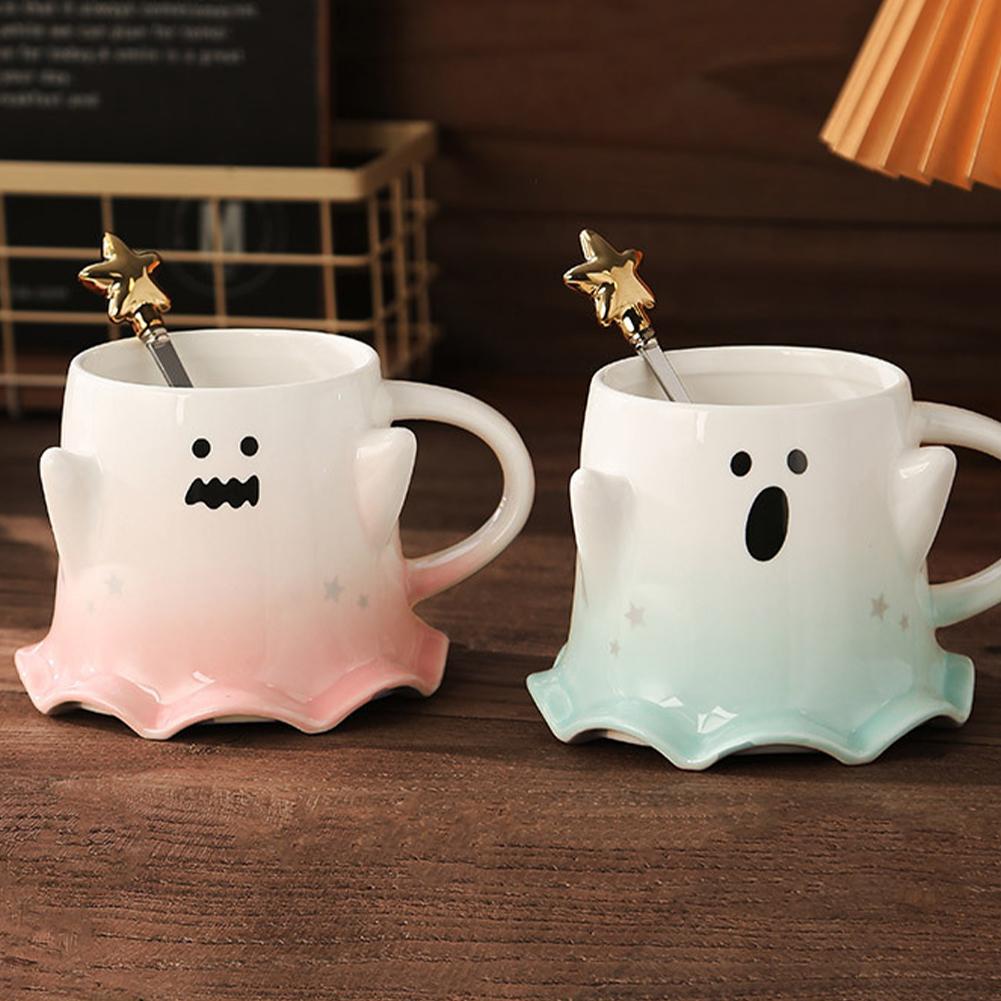 Cute Ghosty Mug with Spoon