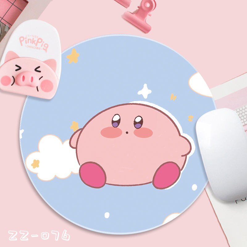 Round Kirby Mousepads