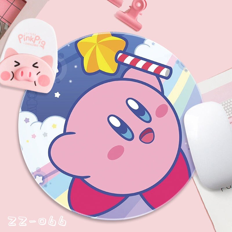 Round Kirby Mousepads