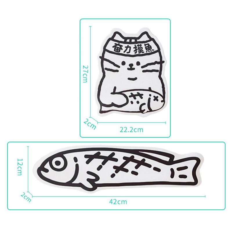Cat Fish Mousepad Wrist Rest