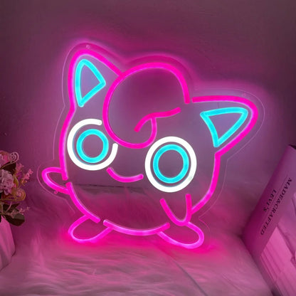 Jigglypuff Neon Sign