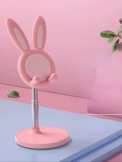 Pink Bunny Phone Holder