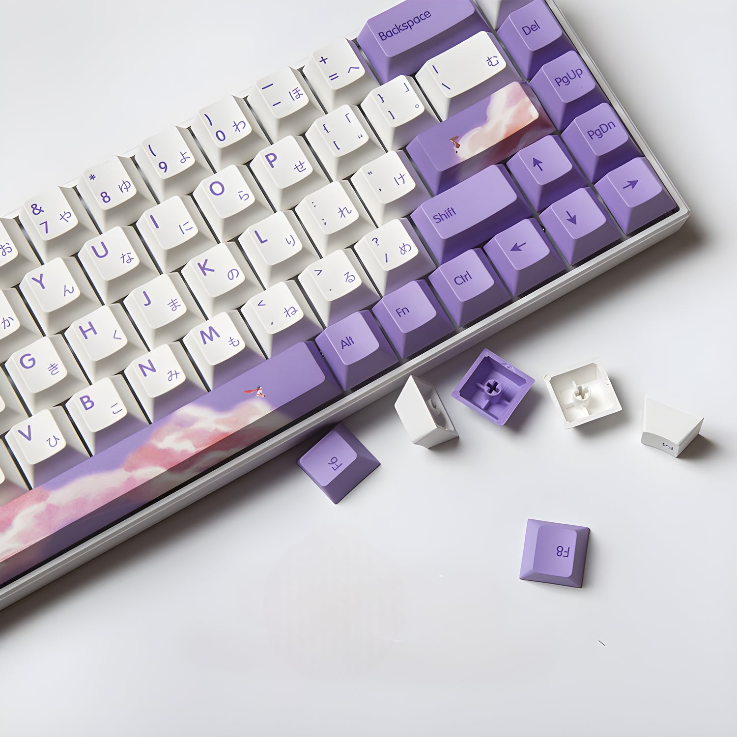 Taro Sunset Keycap Set