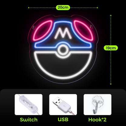 Minimalist Pokemon Neon Lights