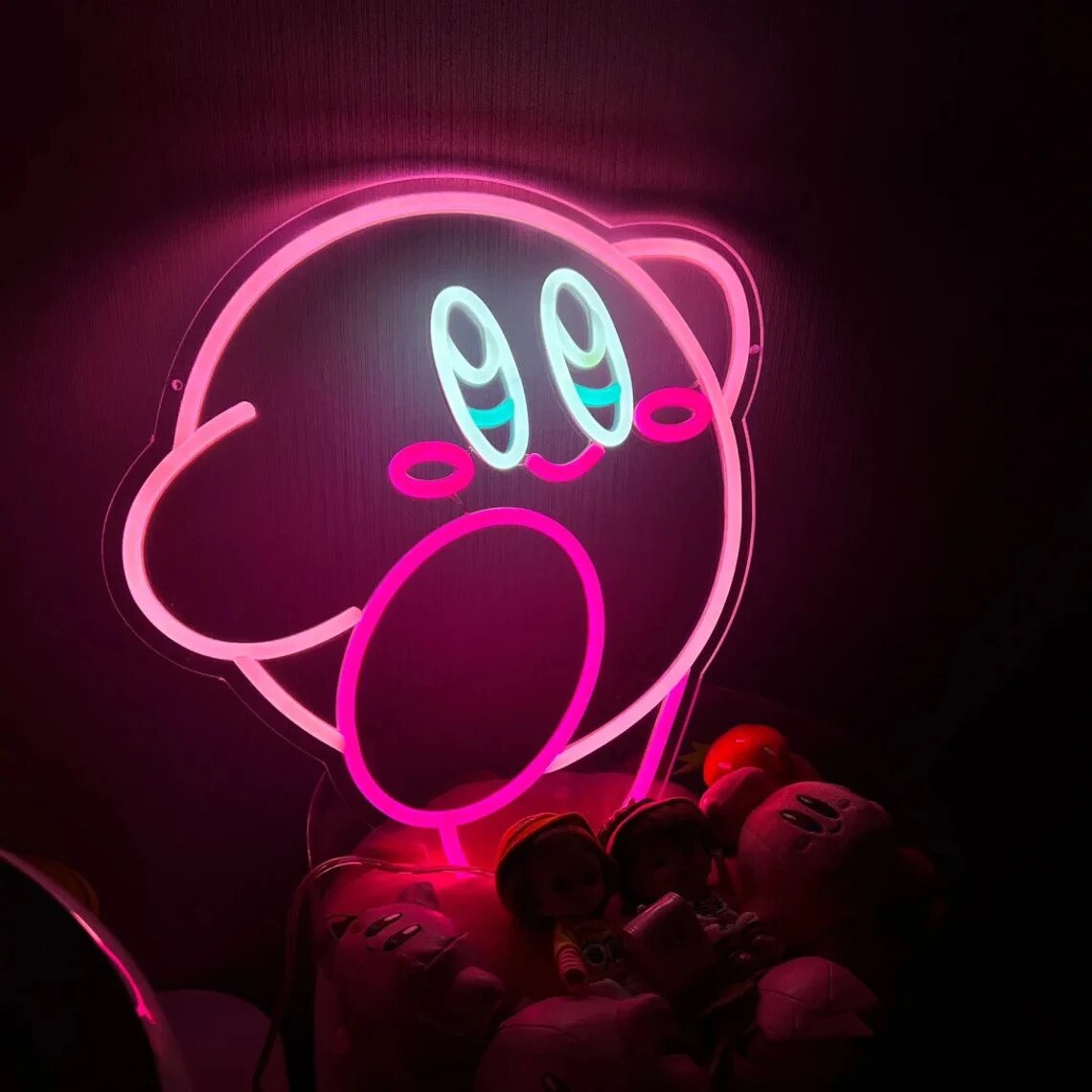 Happy Kirby Neon Light