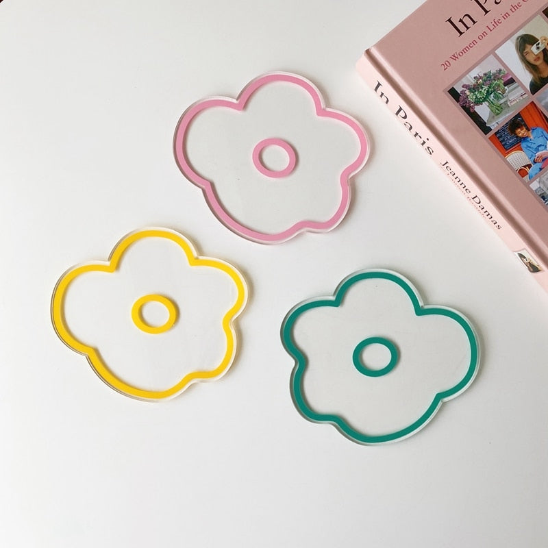 Groovy Flower Coasters