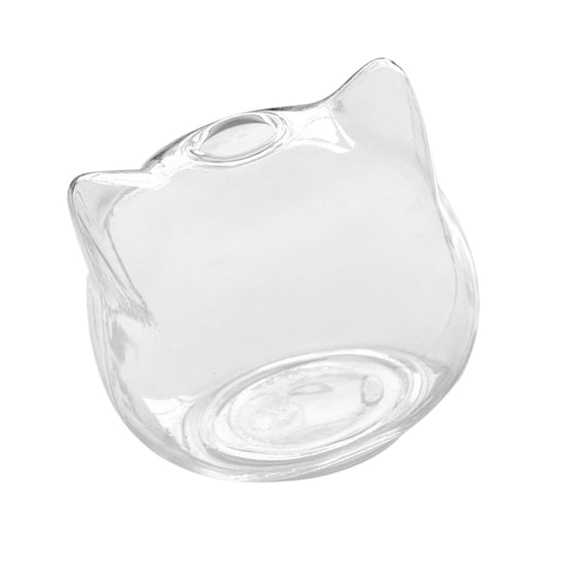 Cat Glass Vase