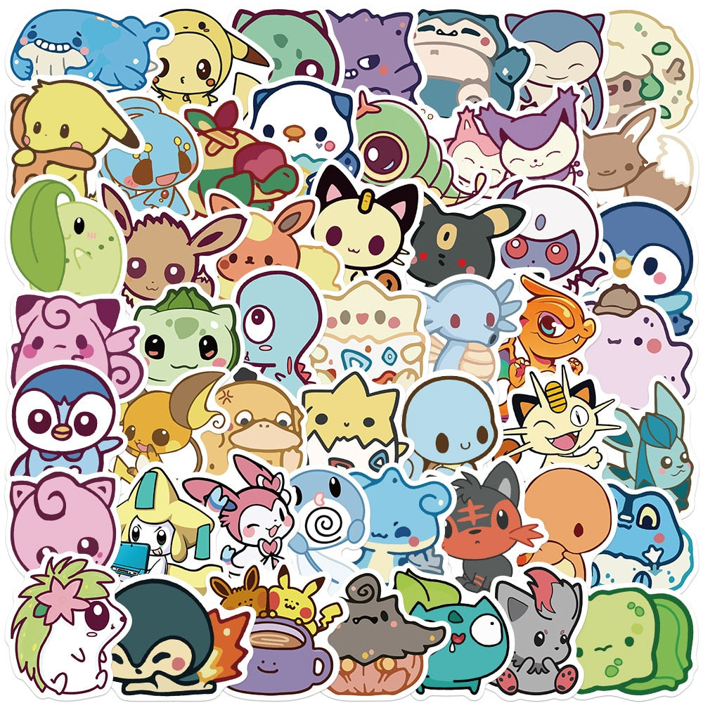 Pokemon Baby Stickers 50ct