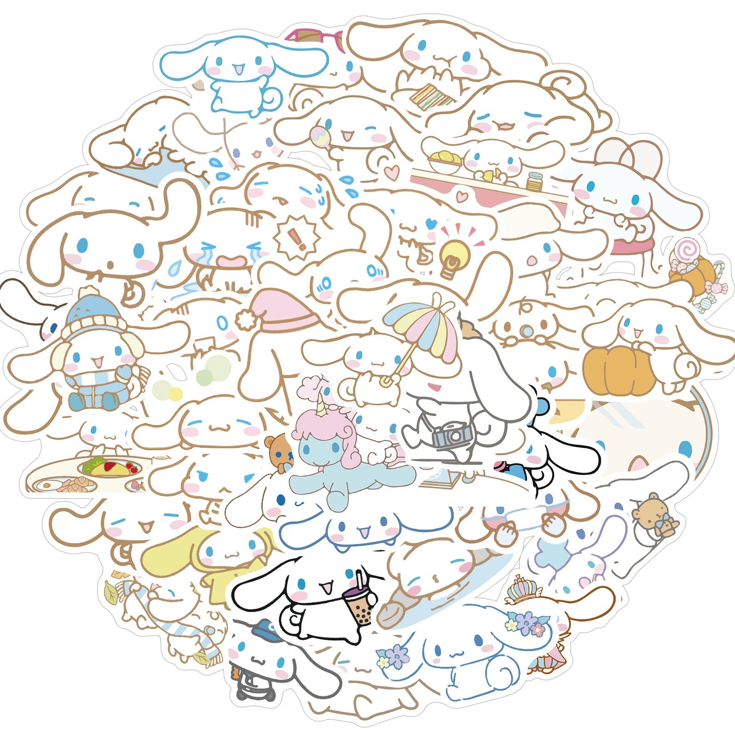 Cute Cinnamon Roll Toad Sticker – Mega Kawaii Cuties