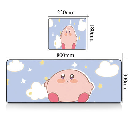 Derpy Kirby in the Clouds Computer Mat