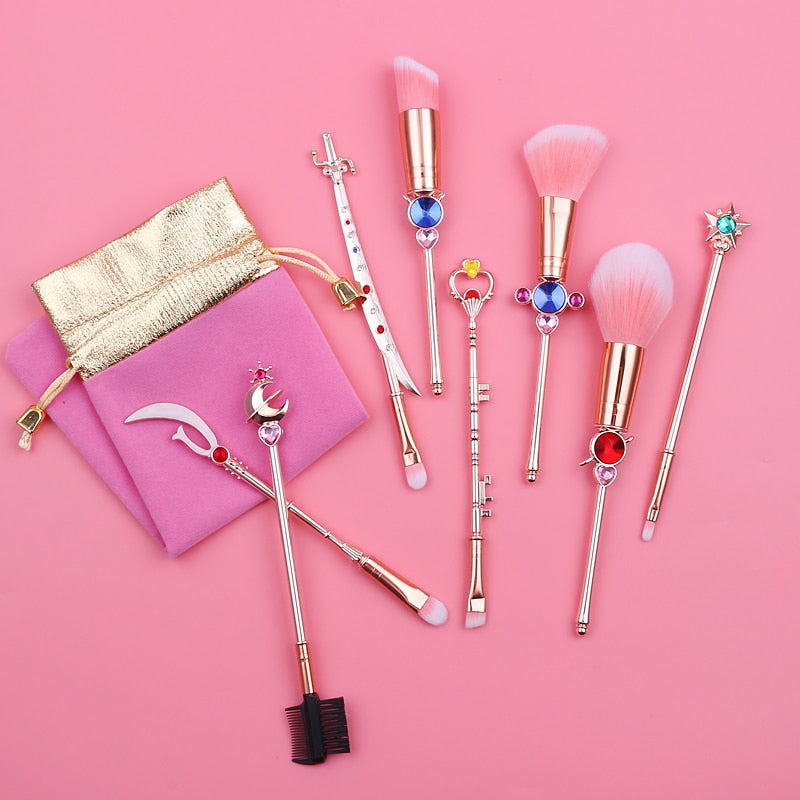 Sailor Moon Wands Makeup Brush Set