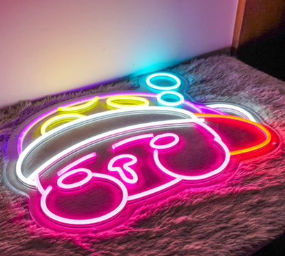 Sleeping Kirby Neon Light