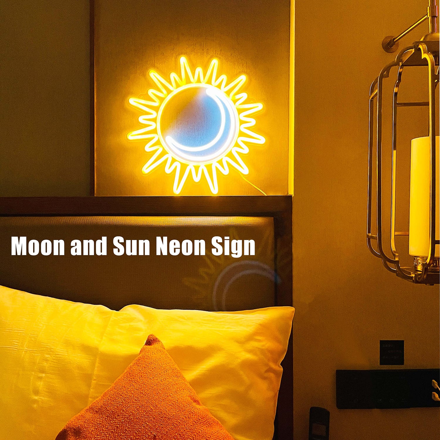 Sun &amp; Moon Neon Sign