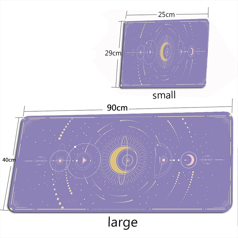 Purple Moon Constellation Computer Mat