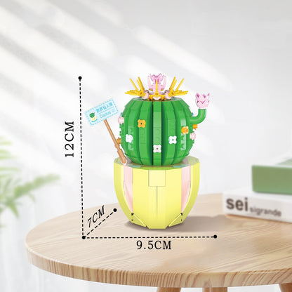 Cactus Flower Building Block Toy