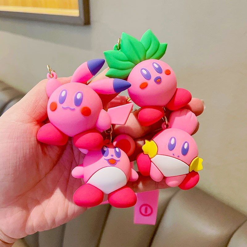 Kirby Pokemon Combo Keychain