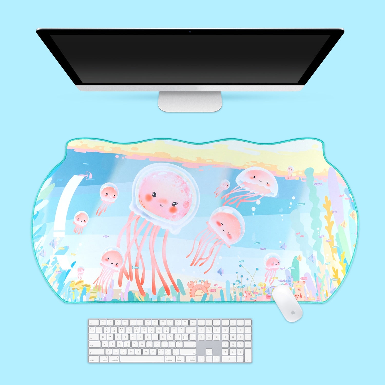 Jellyfish Bowl Keyboard Mat