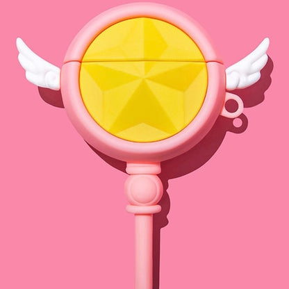 Cardcaptor Sakura Pink Wand Airpods Case